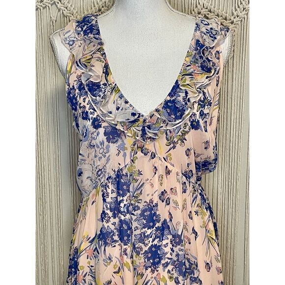 NWOT Nordstrom Leith Floral High-Low Dress Size M - Picture 5 of 9